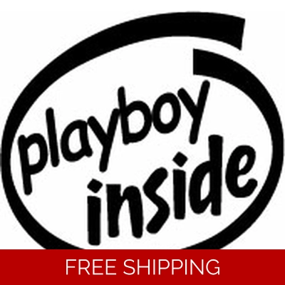 Playboy Inside Bunny Die Cut Vinyl Decal Sticker Playboy Inside Bunny Die Cut Vinyl Decal Sticker